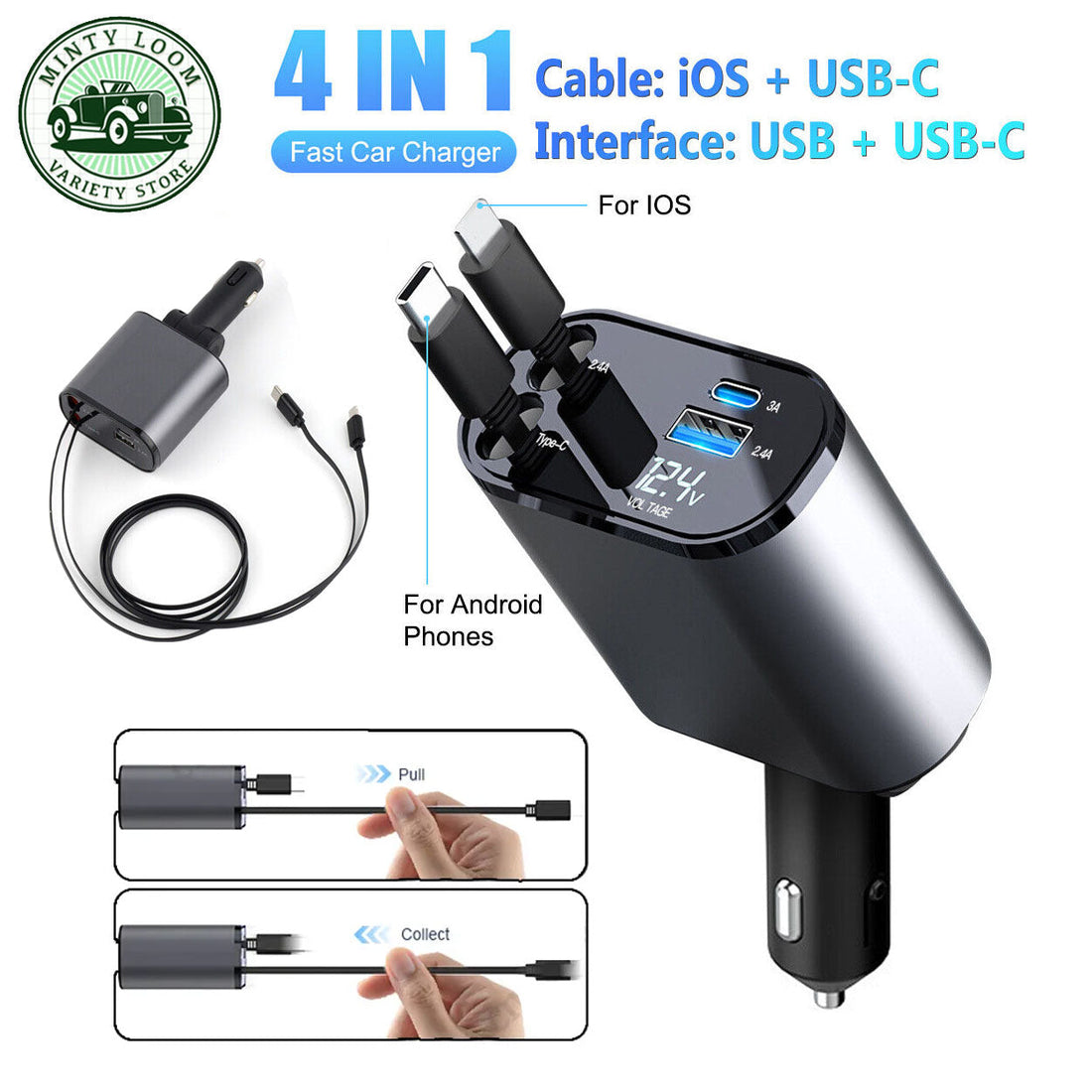 Car Charger | Super Fast Charge | 120W